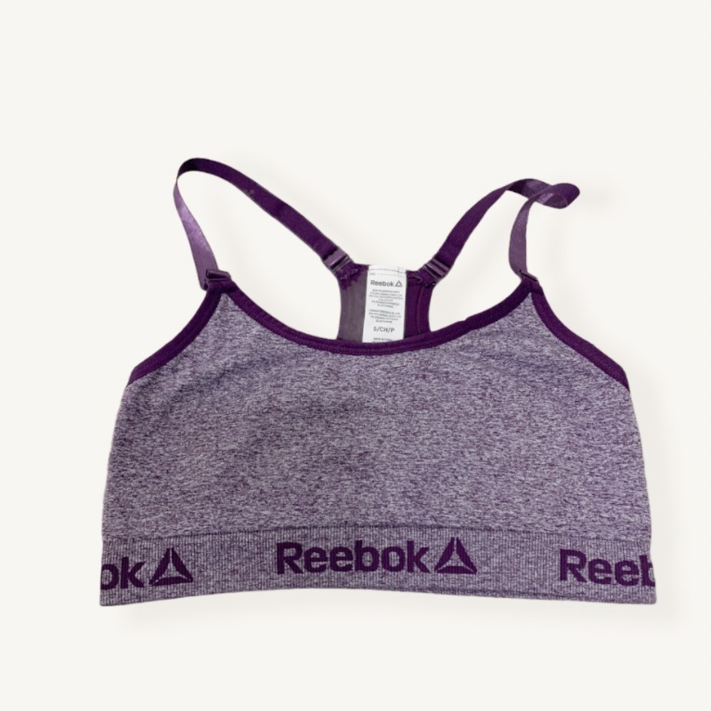 •Reebok• Purple Sports Bra Sz S!